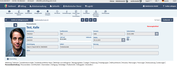 Screenshot Basis Web