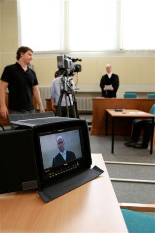 Dreharbeiten Wuppertal Landgericht