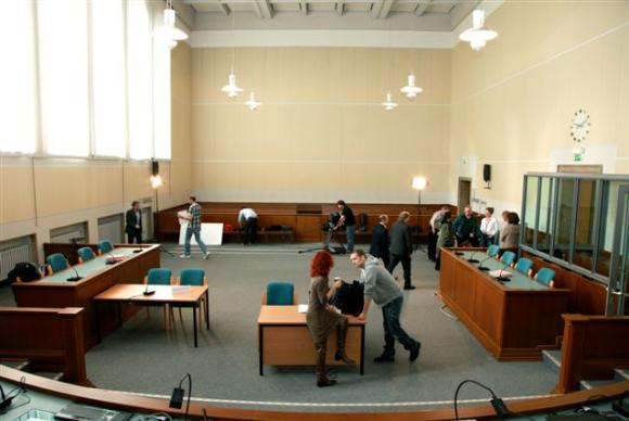 Dreharbeiten Wuppertal Landgericht