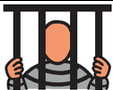Mann hinter Gittern Grafik