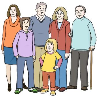 Familie Grafik
