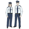Polizei Grafik