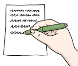 Schreiben Grafik