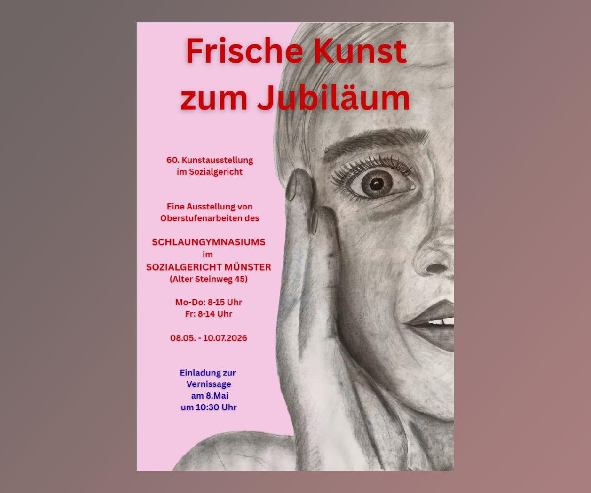 Plakat Kunstausstellung SG Münster