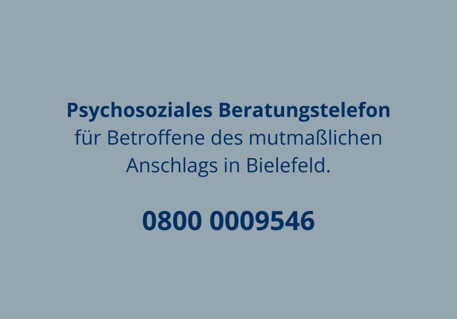 Nummer des Beratungstelefons