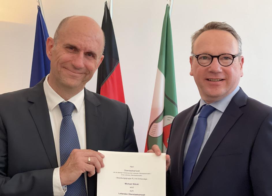 Michael Stöckl und Dr. Limbach