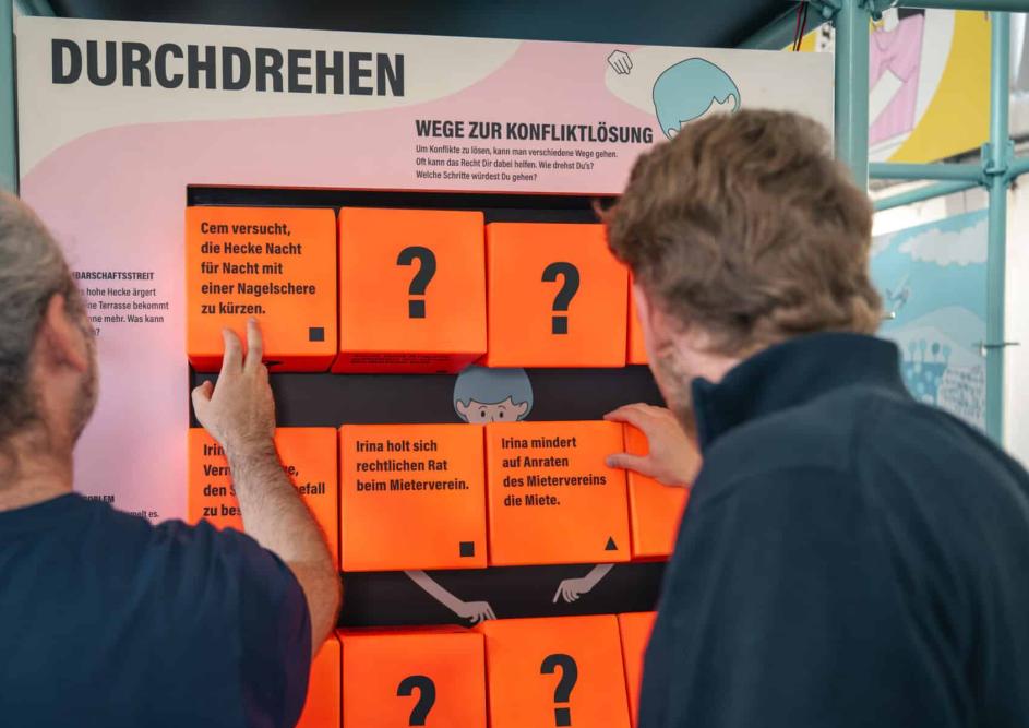 Ausstellung der Stiftung Forum Recht