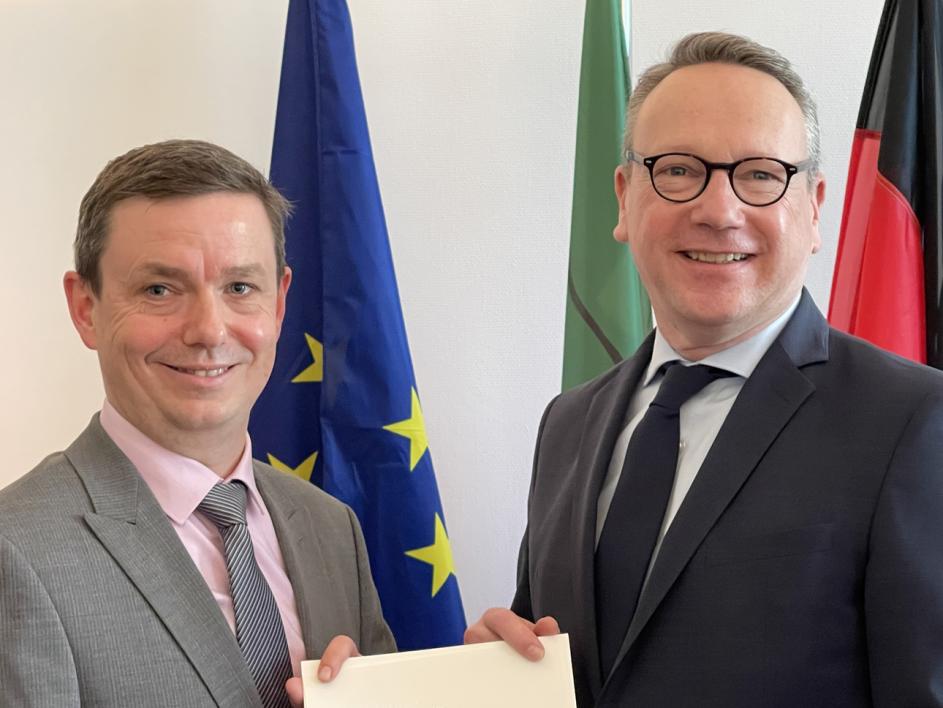 Minister und Andreas Ostheimer