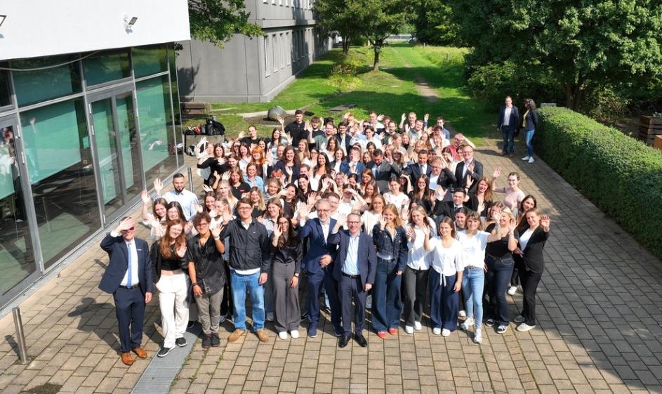 Gruppe von Studierenden der FHR NRW in Essen