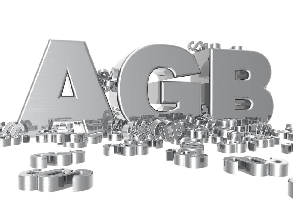 Abkürzung "AGB" und Paragraphen