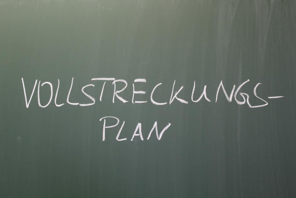 Vollstreckungsplan