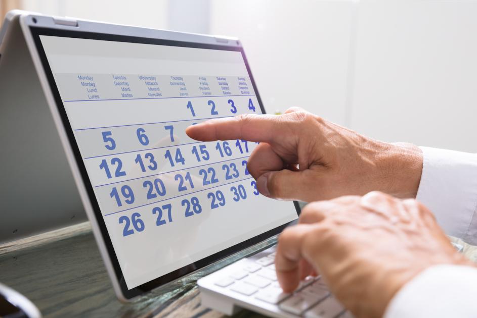 Laptop Kalender