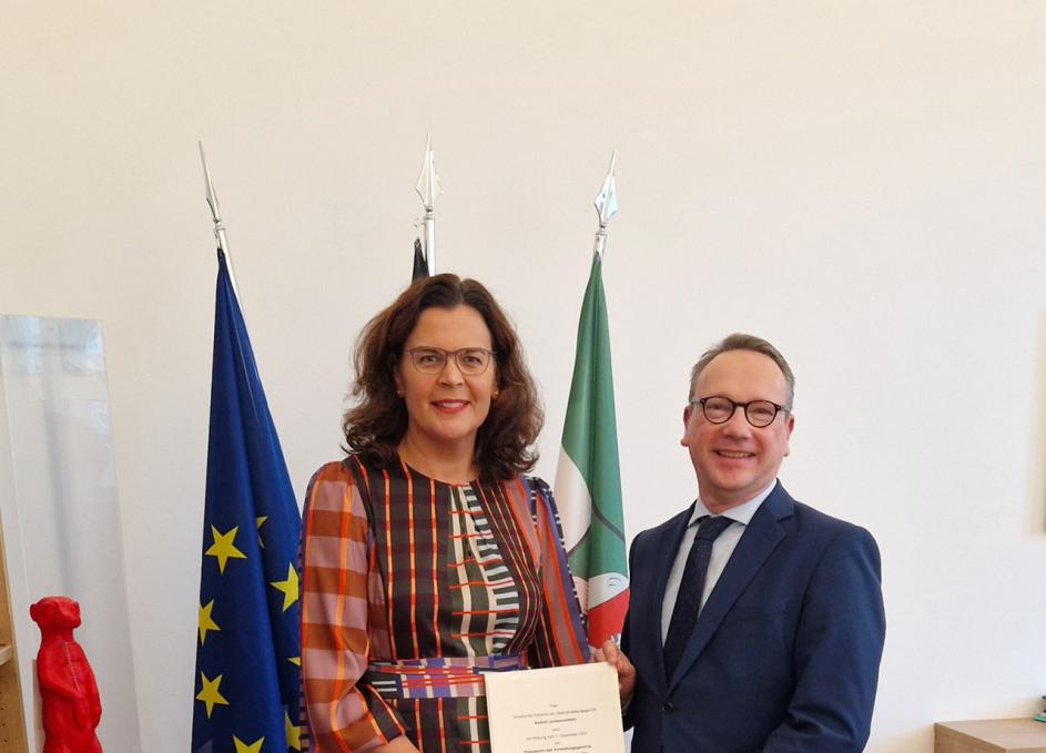 Kathrin Junkerkalefeld ist neue Präsidentin des Verwaltungsgerichts Minden