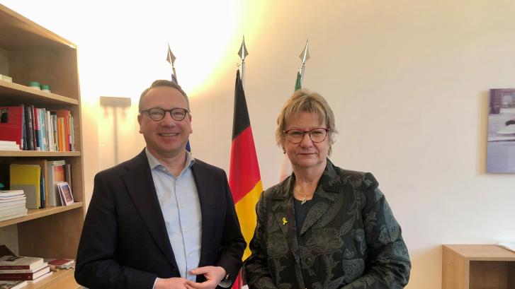 Dr. Benjamin Limbach und Sylvia Löhrmann