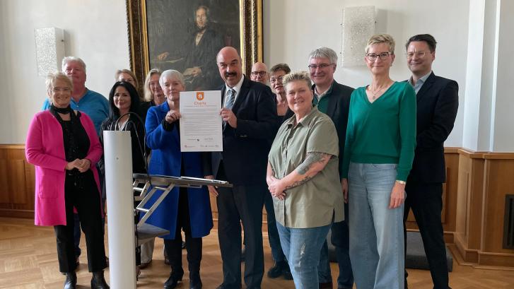 Unterzeichnung der Charta Beruf und Pflege am Oberlandesgericht Köln