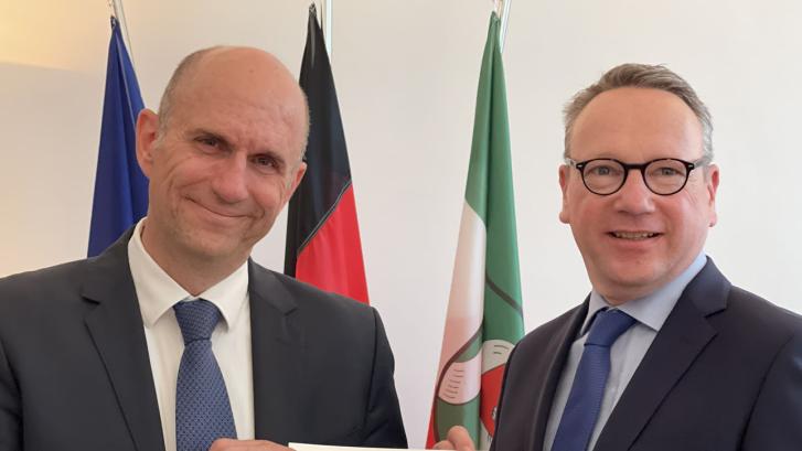 Michael Stöckl und Dr. Limbach