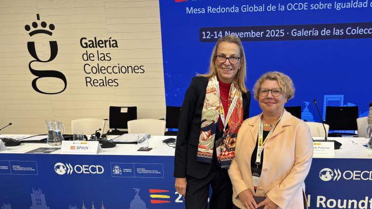 Staatssekretärin Dr. Daniela Brücker und Maria Margarete Gosse