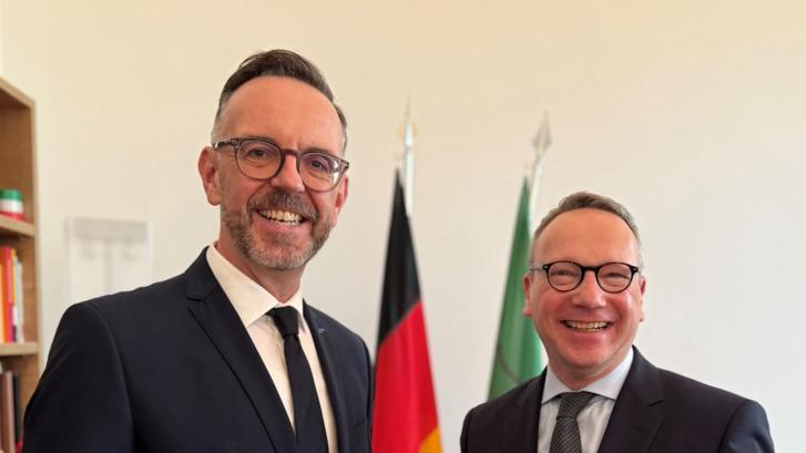 Markus Ausetz und Minister