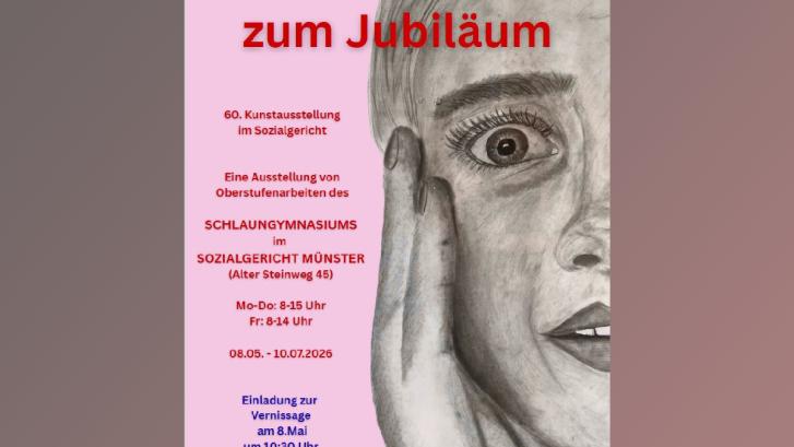 Plakat Kunstausstellung SG Münster