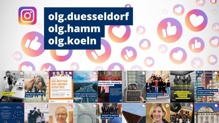 Ankündigung OLGs bei Instagram