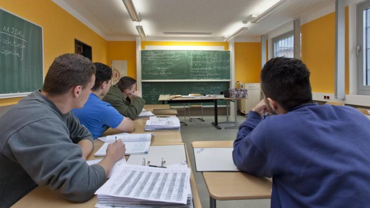 Unterricht in der JVA